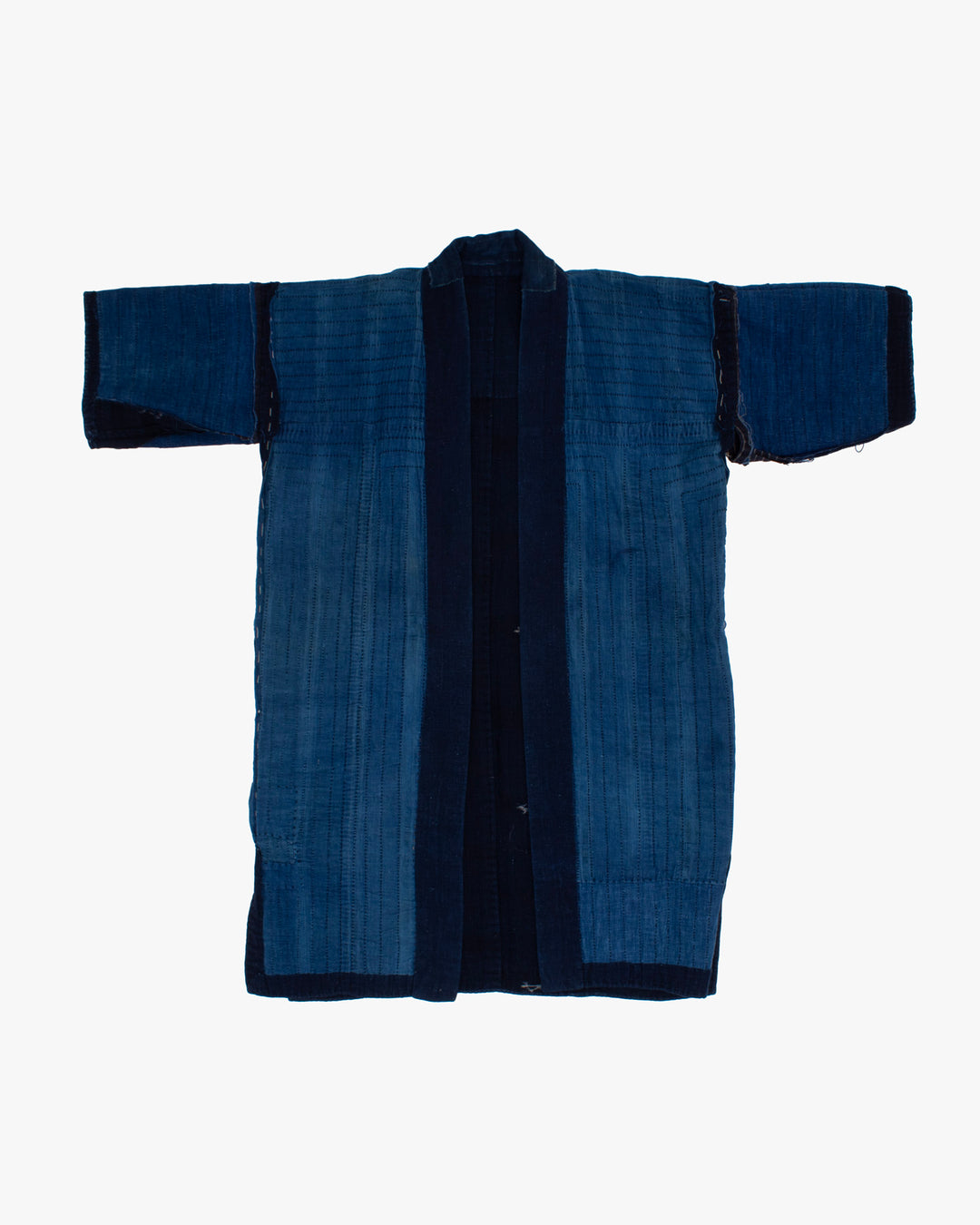 Vintage Noragi Jacket, Reversible, Boro Patched and Sashiko Stitched