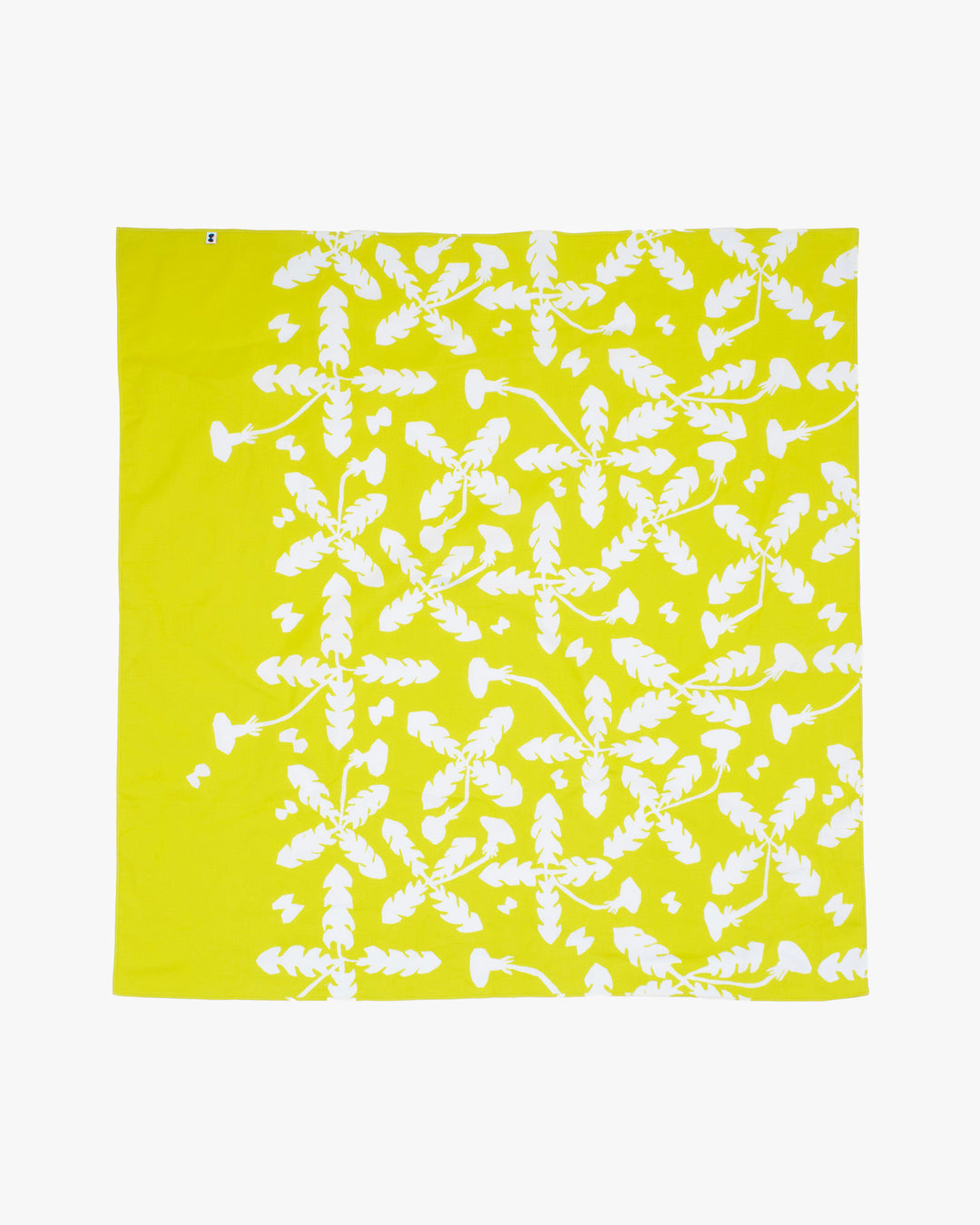 Musubi, Organic Cotton, Minäperhonen + musubi, Yellow 39.5" x 39.5"