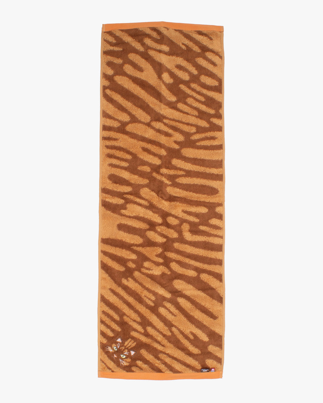 Japanese Long Face Towel, Uchi no Ko Kenami Long Face Towel, Orange