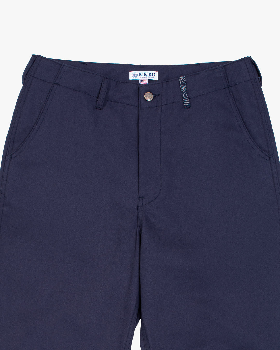 Kiriko Original Officer Trousers, Indigo, Nami