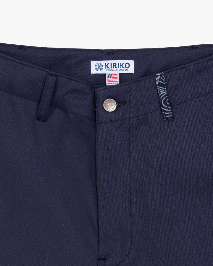 Kiriko Original Officer Trousers, Indigo, Nami