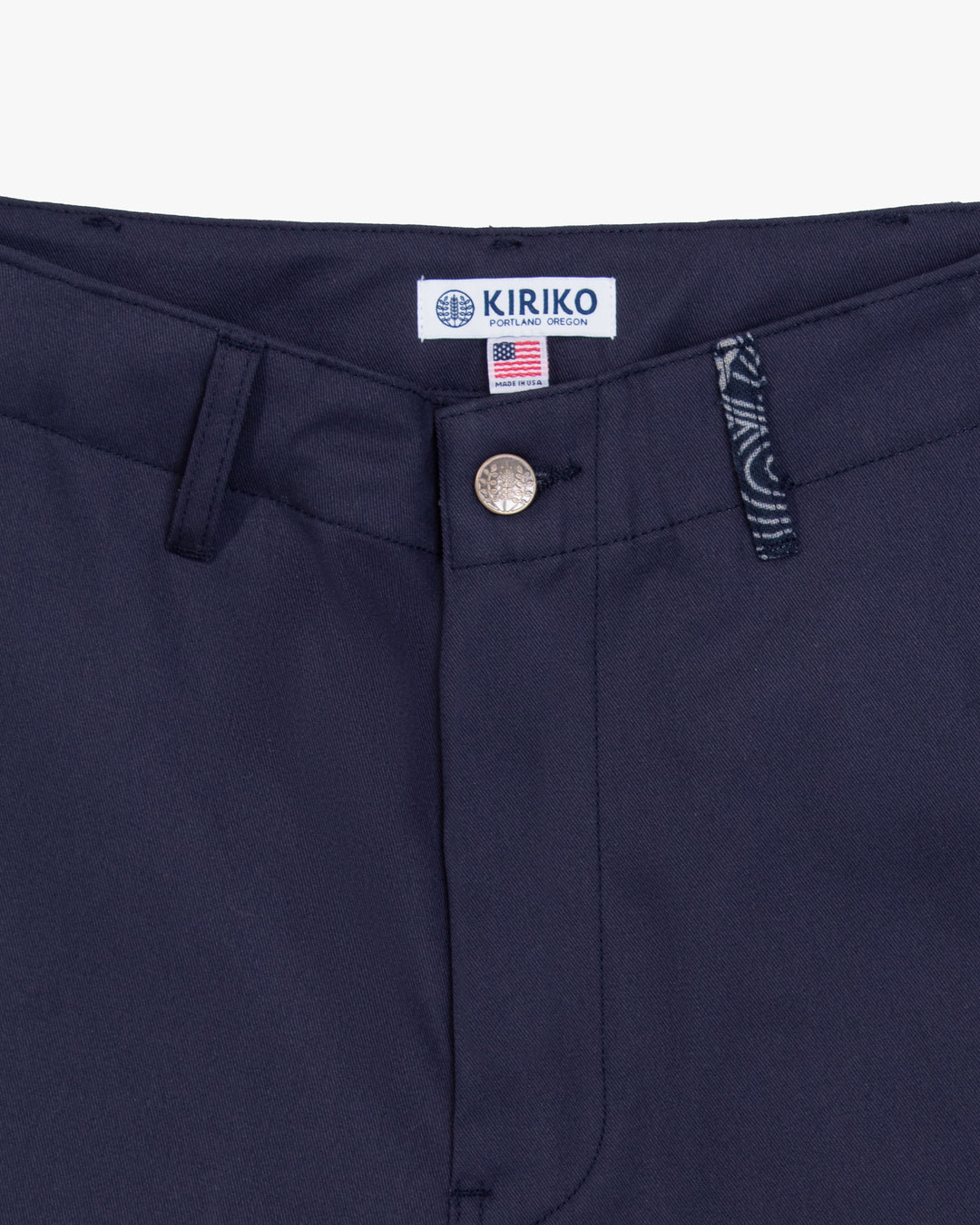 Kiriko Original Officer Trousers, Indigo, Nami