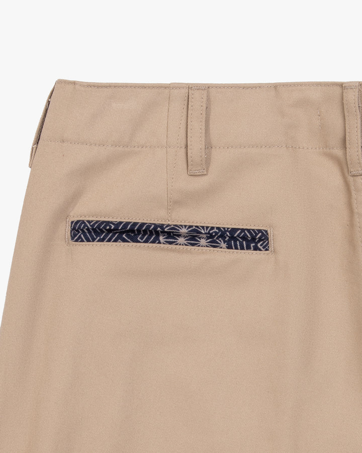 Kiriko Original Officer Trousers, Khaki, Small Multi