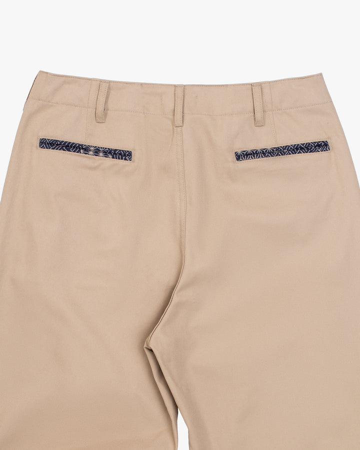 Kiriko Original Officer Trousers, Khaki, Small Multi