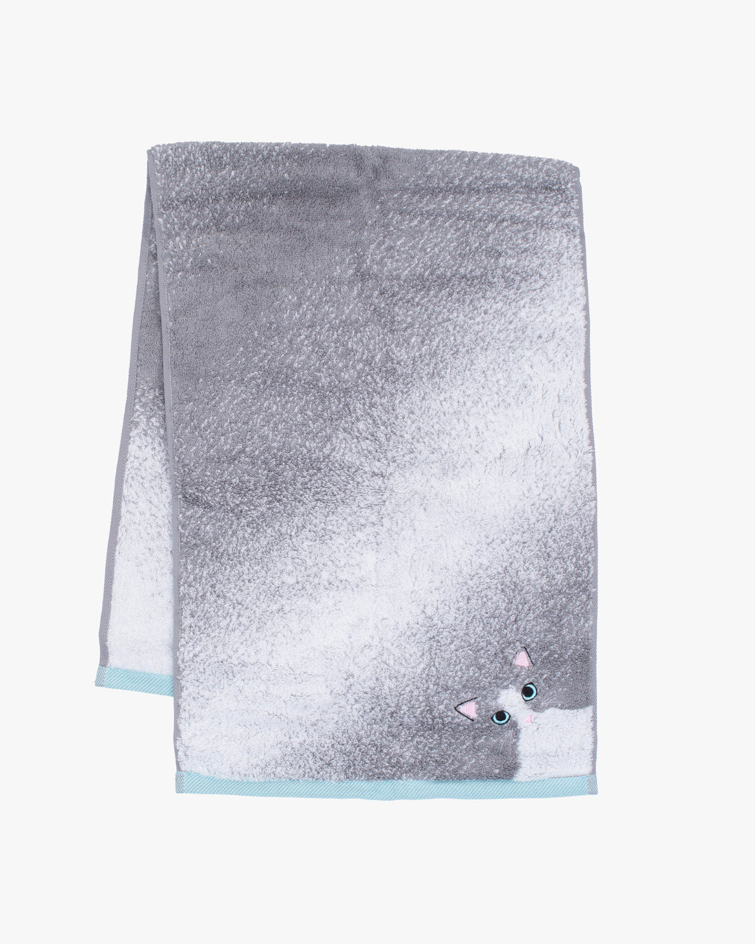 Japanese Long Face Towel, Uchi no Ko Kenami, Gray