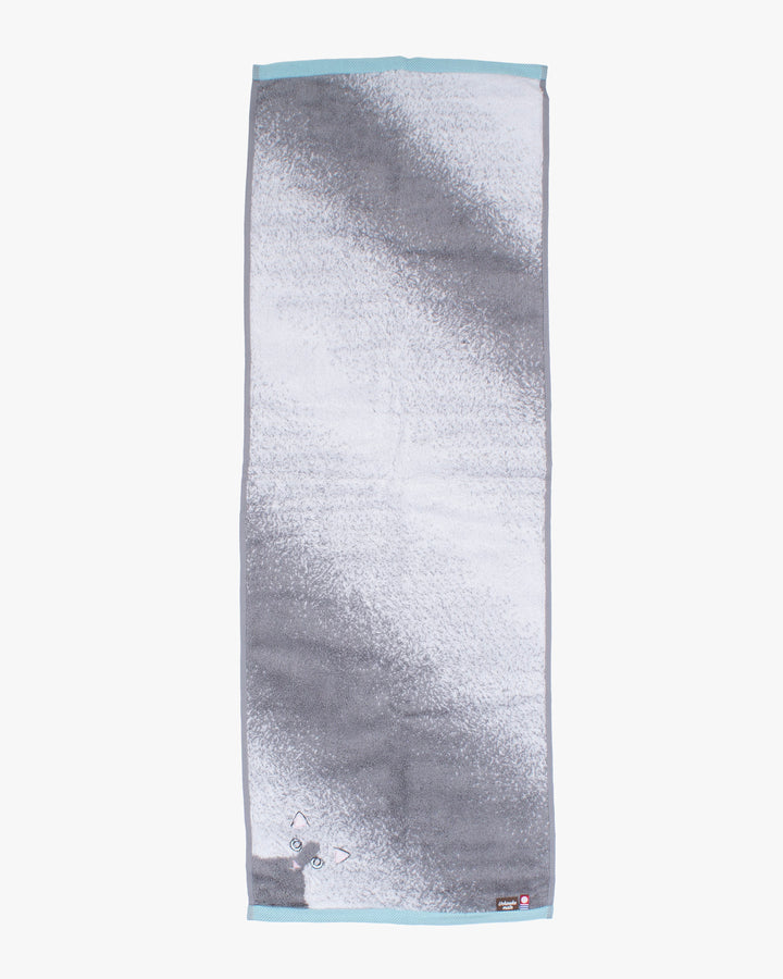 Japanese Long Face Towel, Uchi no Ko Kenami, Gray