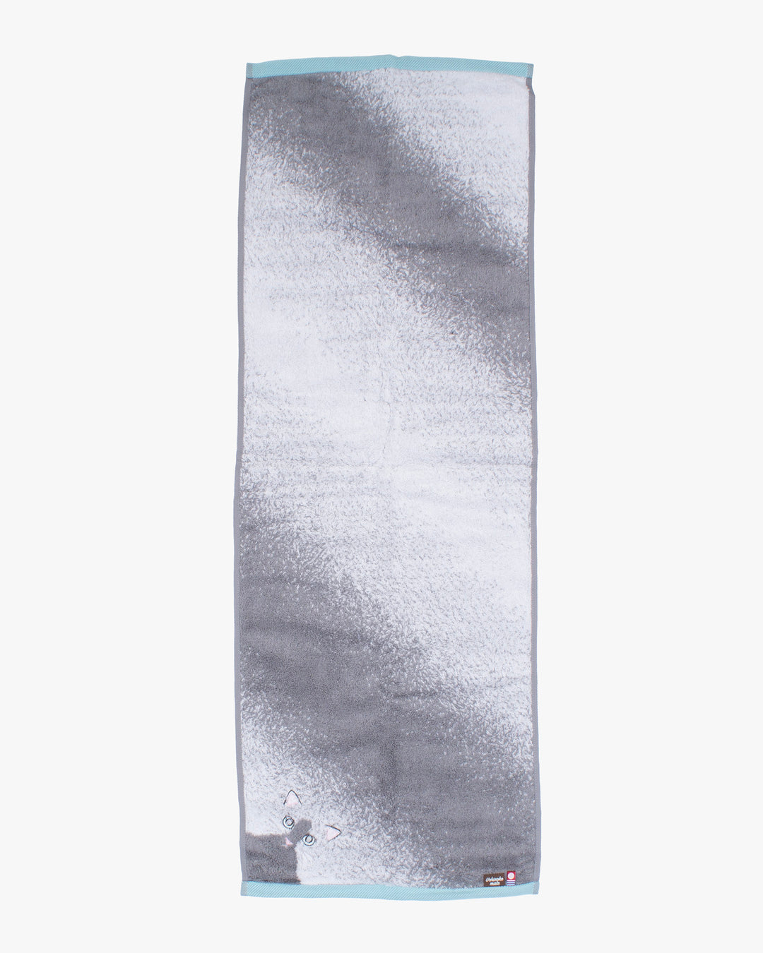 Japanese Long Face Towel, Uchi no Ko Kenami, Gray