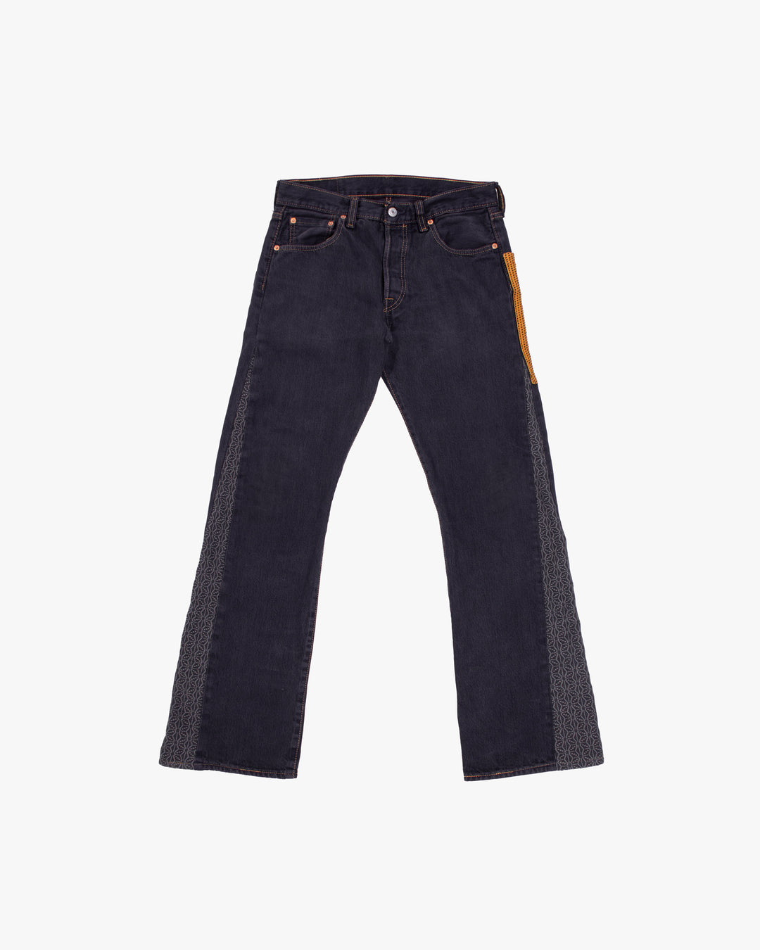 Kiriko Custom Denim Jeans, Asanoha Inlay, Levi&