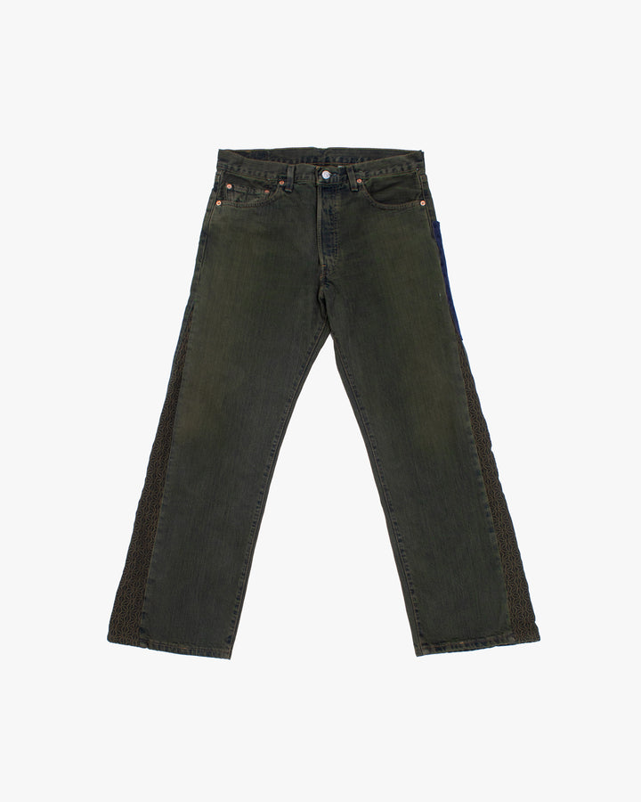 Kiriko Custom Denim Jeans, Asanoha Inlay, Levi&