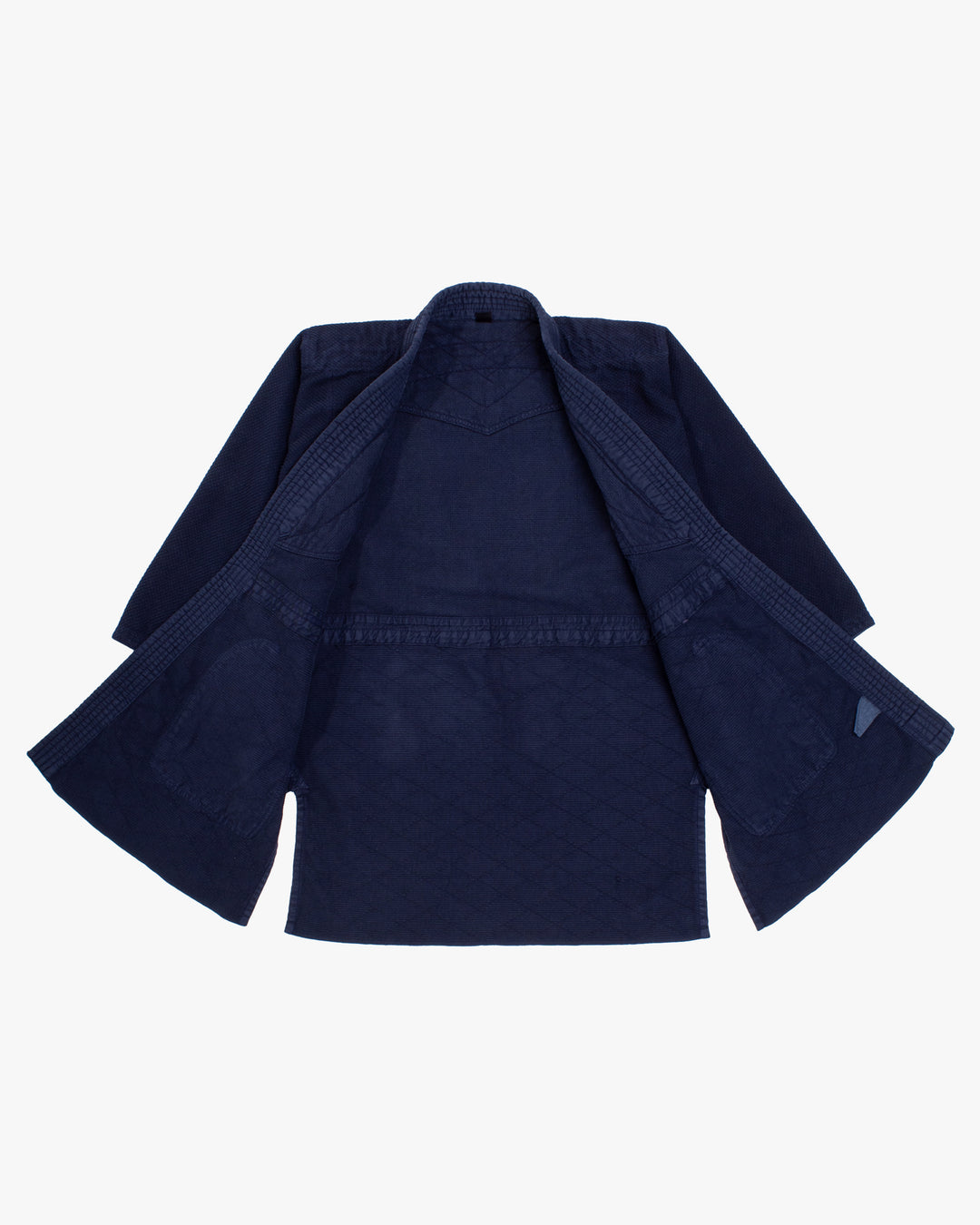 Kiriko Custom Dyed Kendogi Jacket with Pockets, Kokihanada, Sashiori Style A