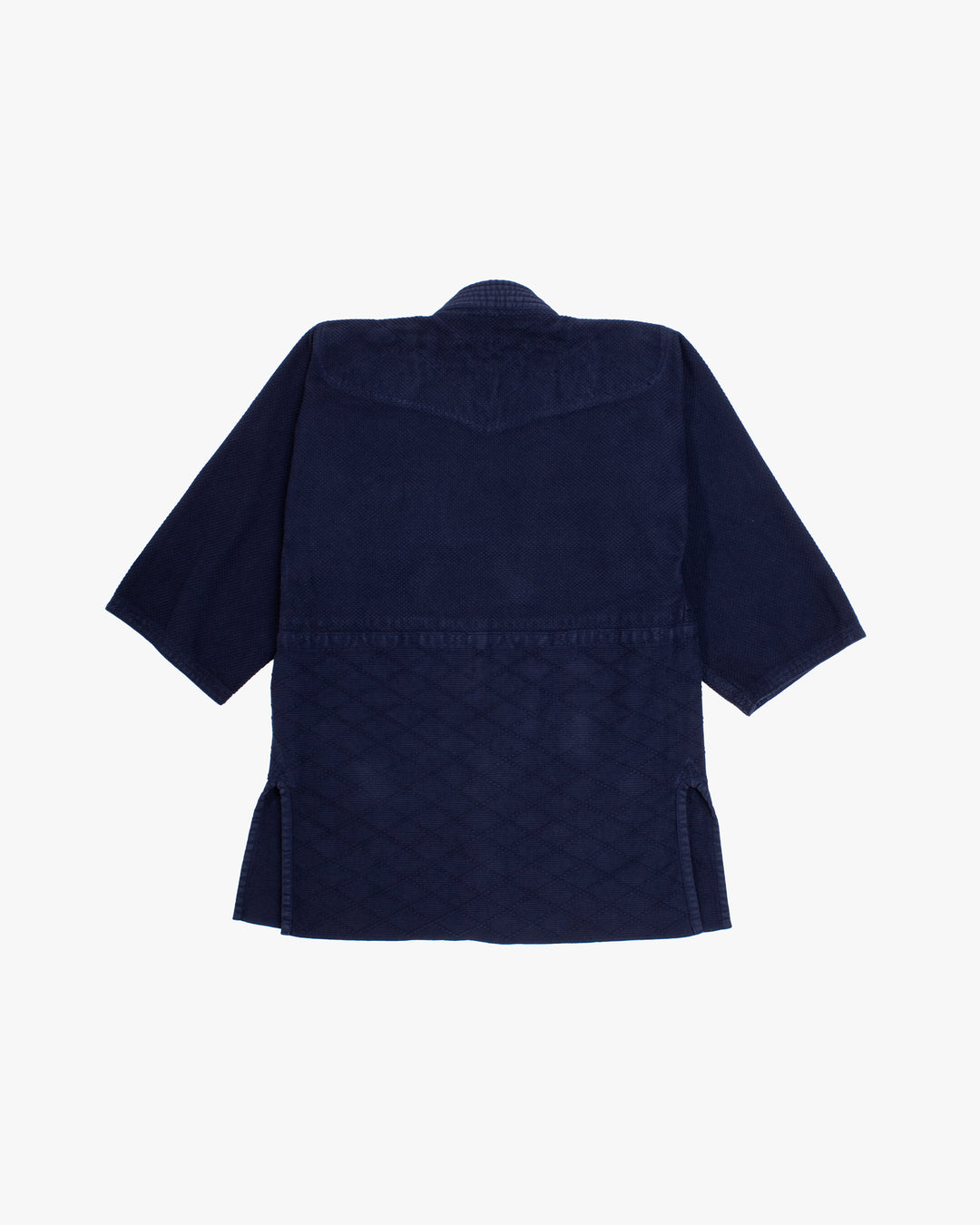 Kiriko Custom Dyed Kendogi Jacket with Pockets, Kokihanada, Sashiori Style A