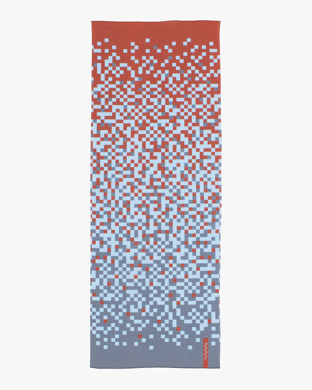 Tenugui, Modern Komon, Tutu Tata, Pixel Rich Brown