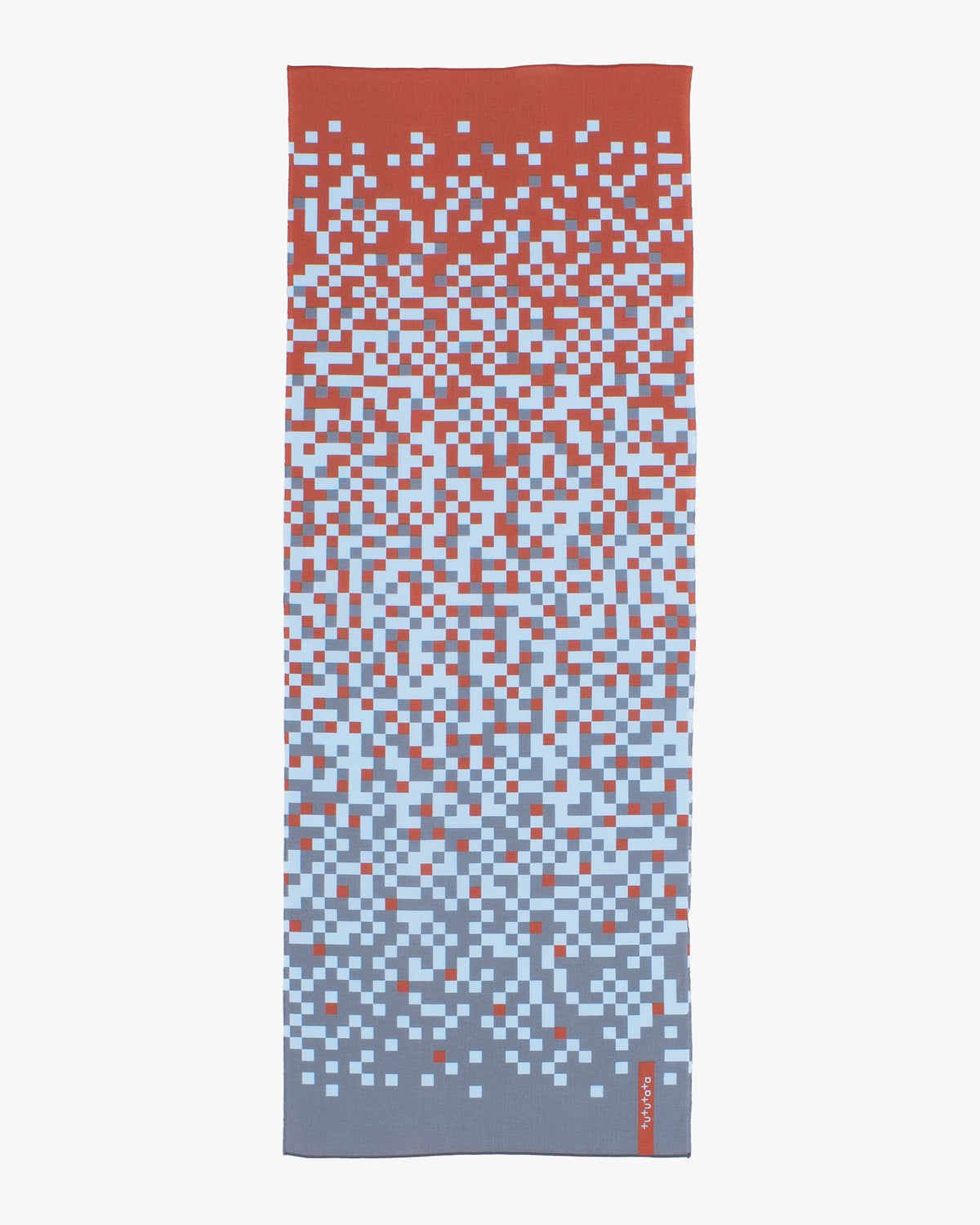Tenugui, Modern Komon, Tutu Tata, Pixel Rich Brown