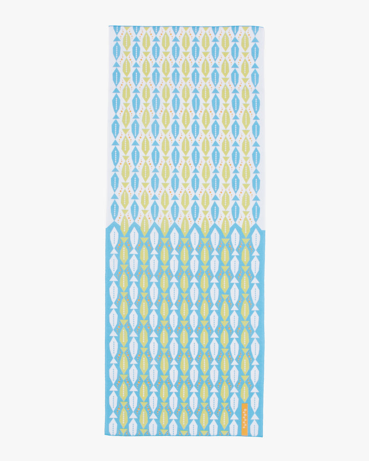 Tenugui, Modern Komon, Tutu Tata, Fish Ocean Blue