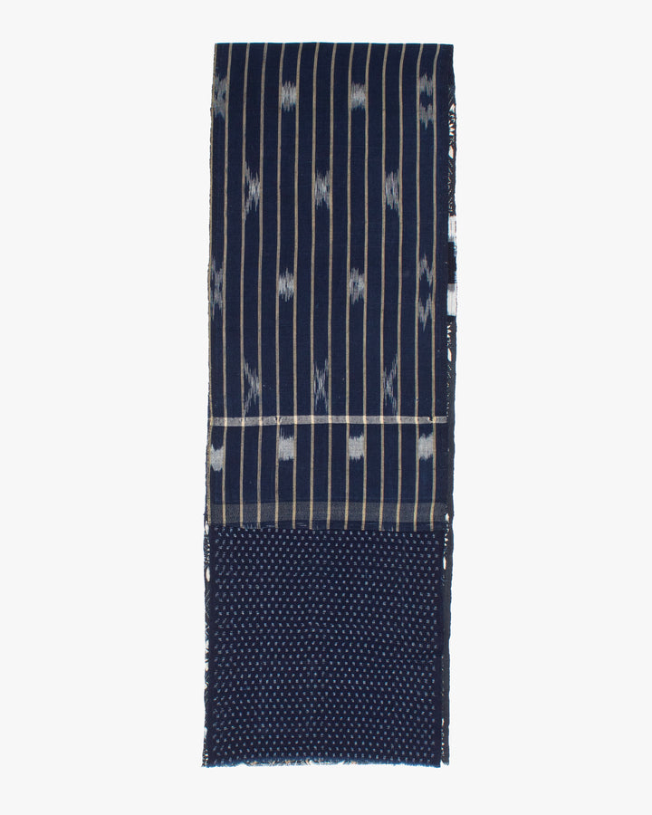 Kiriko Original Scarf, Patched Boro, Indigo, 58