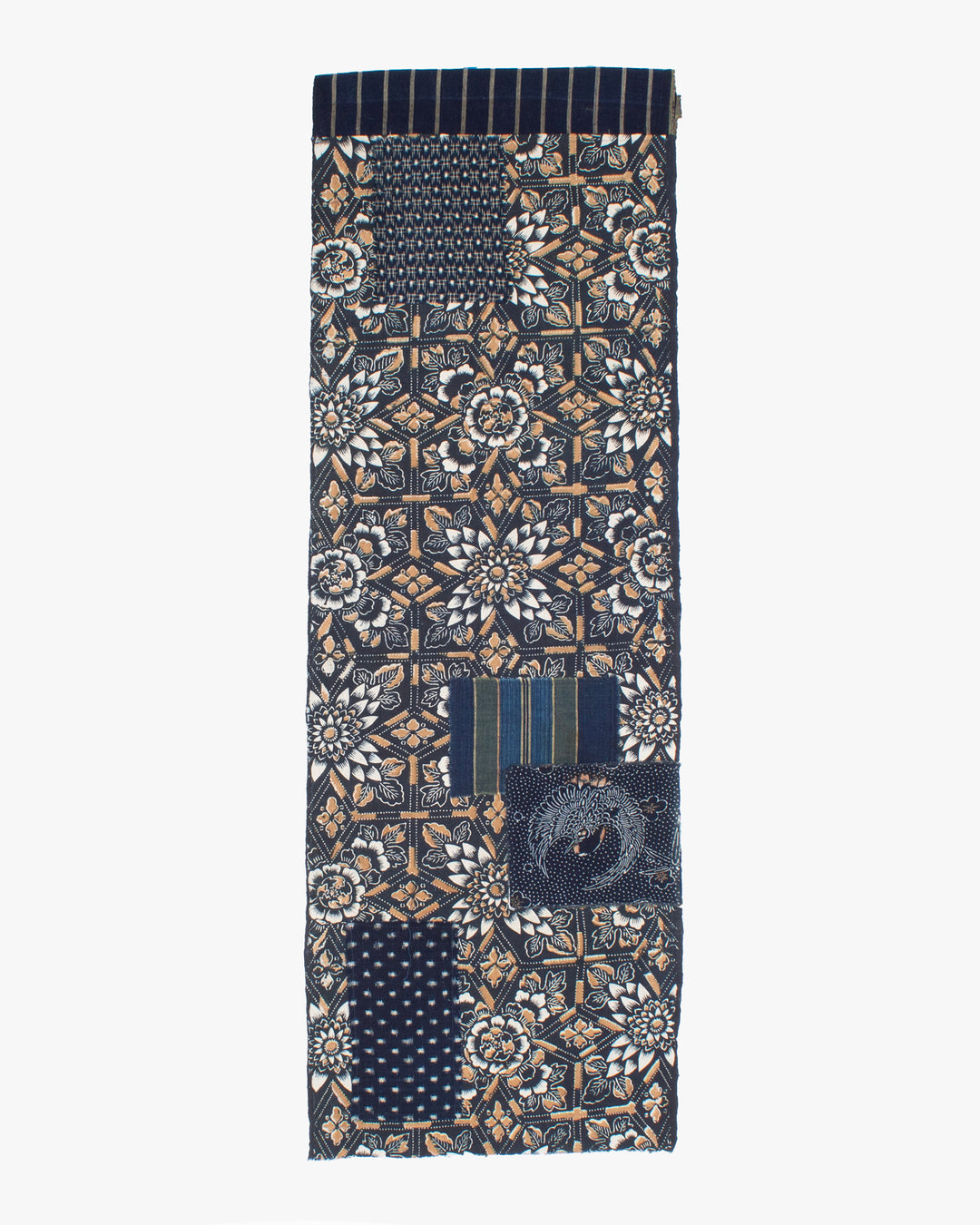 Kiriko Original Scarf, Patched Boro, Indigo, 56