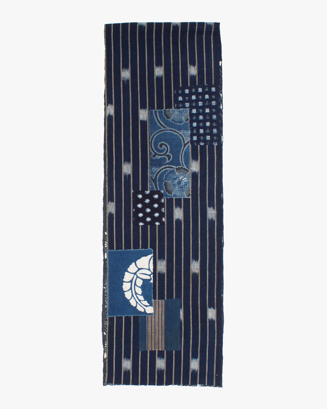Kiriko Original Scarf, Patched Boro, Indigo, 56