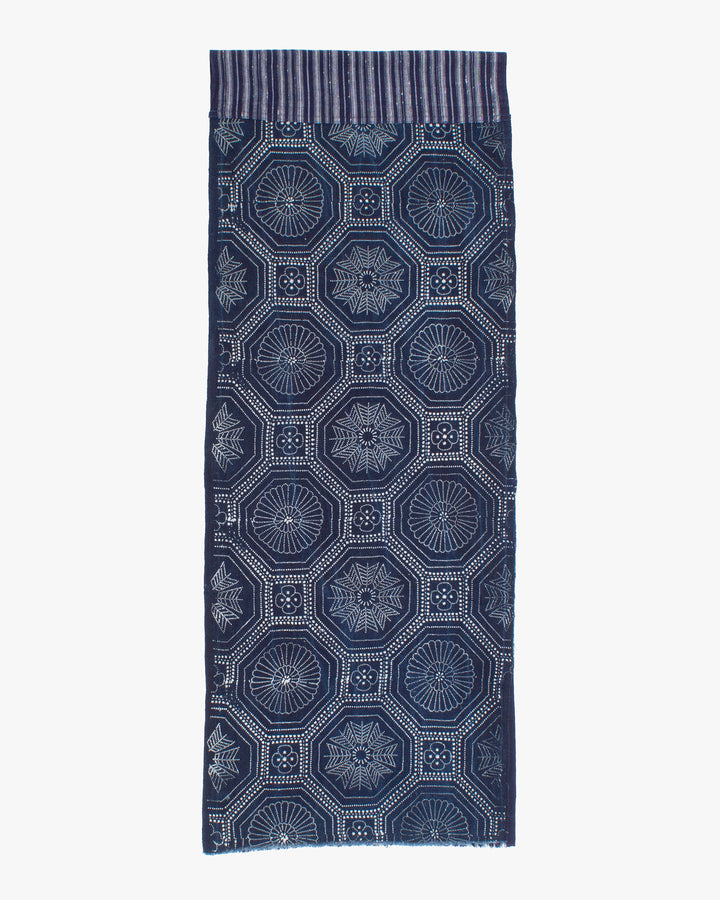 Kiriko Original Scarf, Patched Boro, Indigo, 55