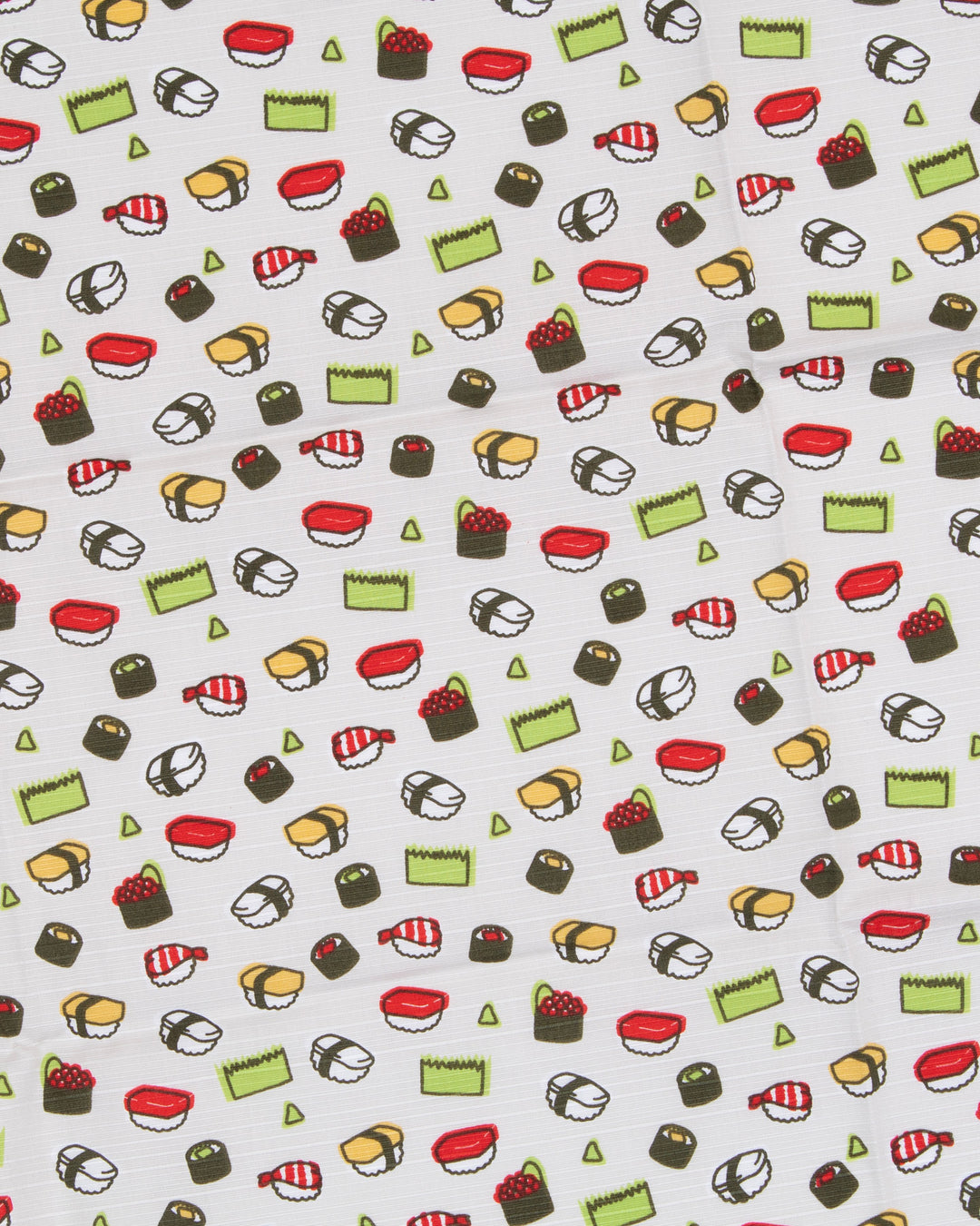 PrairieDog, Furoshiki, Sushi, Off-White, 39" x 39"