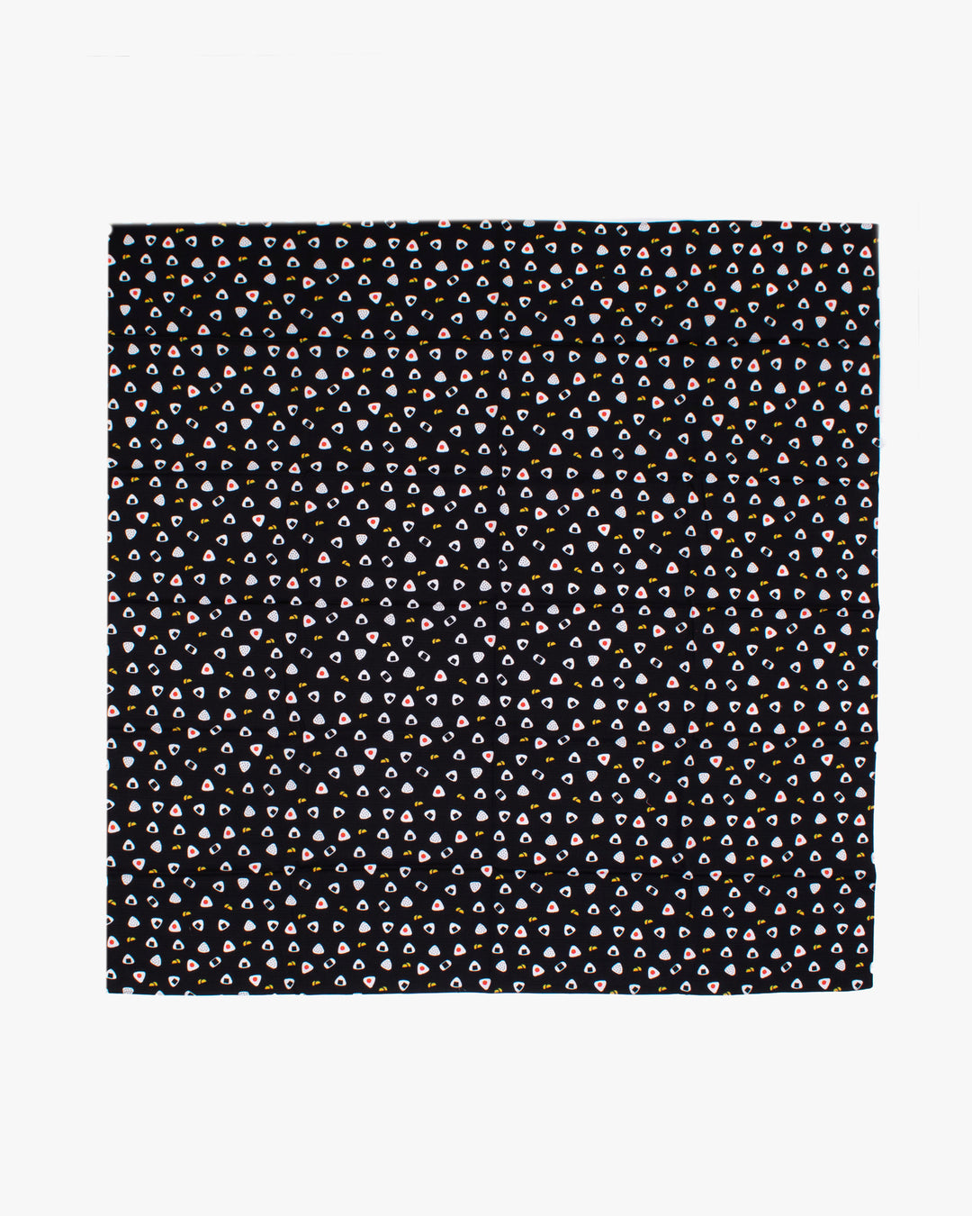 PrairieDog, Furoshiki, Onigiri, Black, 39" x 39"