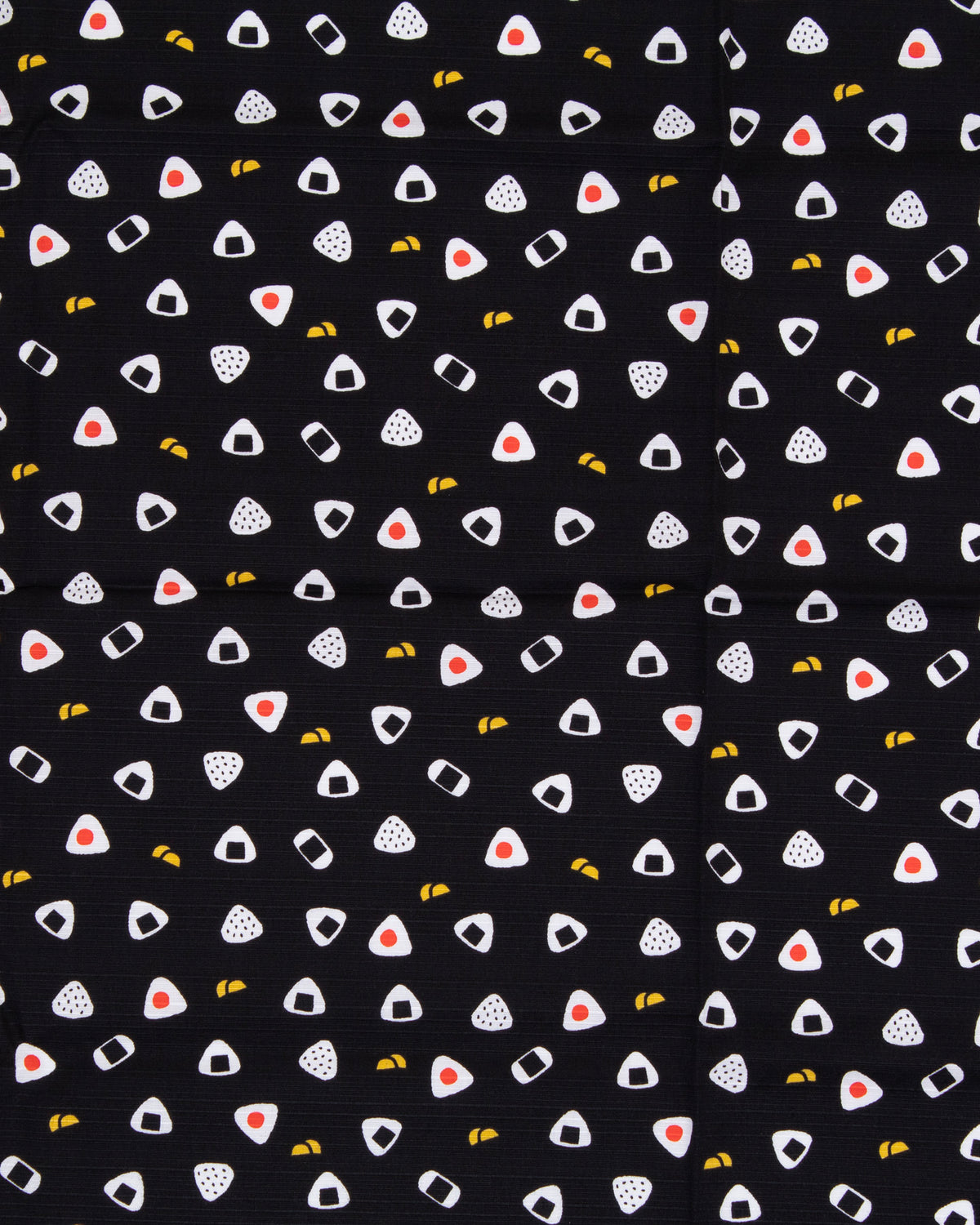 PrairieDog, Furoshiki, Onigiri, Black, 39" x 39"