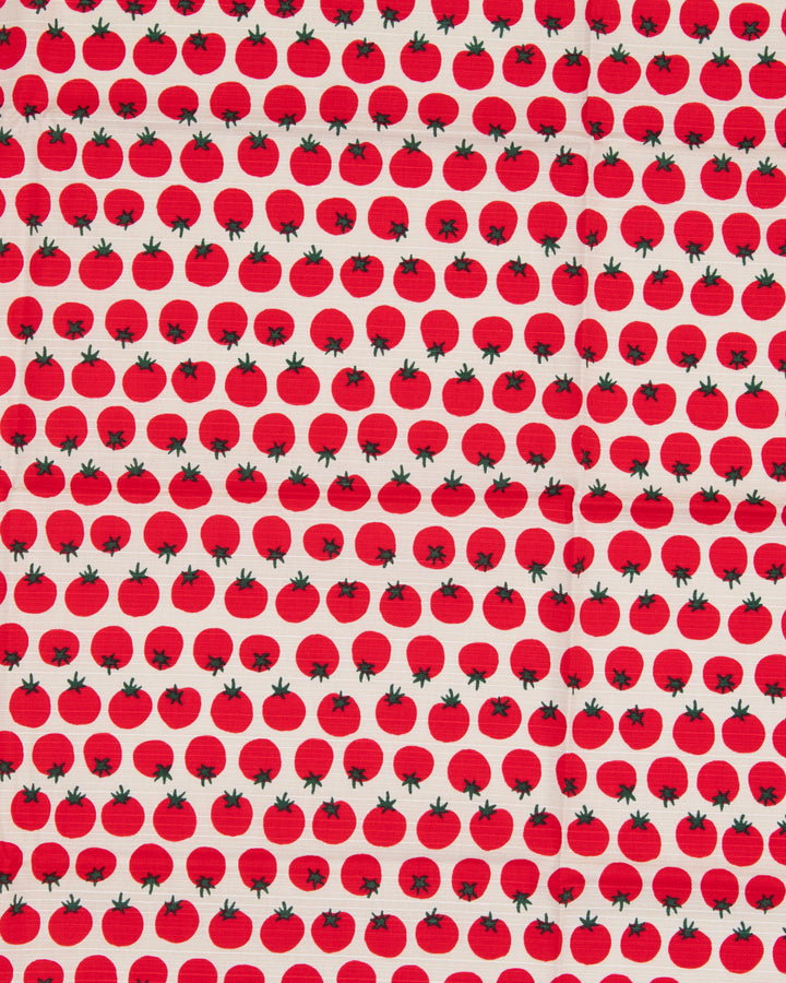 PrairieDog, Furoshiki, Tomato, Off-White, 39" x 39"
