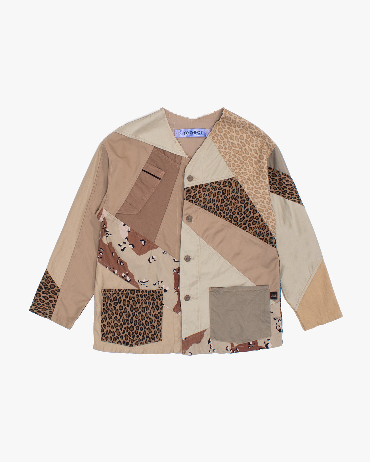 Japanese Repro Jacket, L, John Bull, Tan with Animal Print