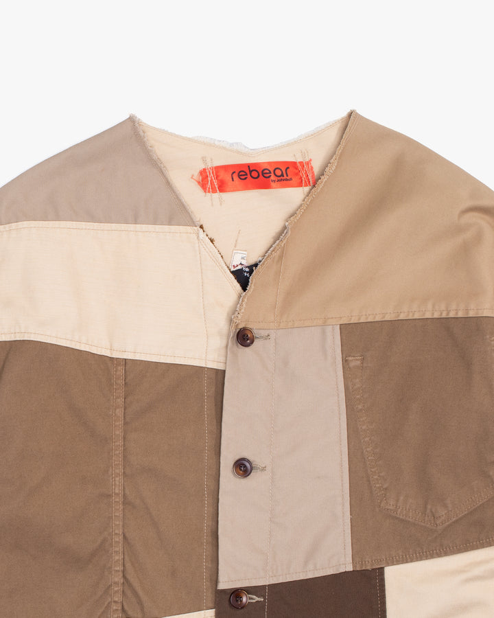 Japanese Repro Jacket, L, John Bull, Tan Colorblock