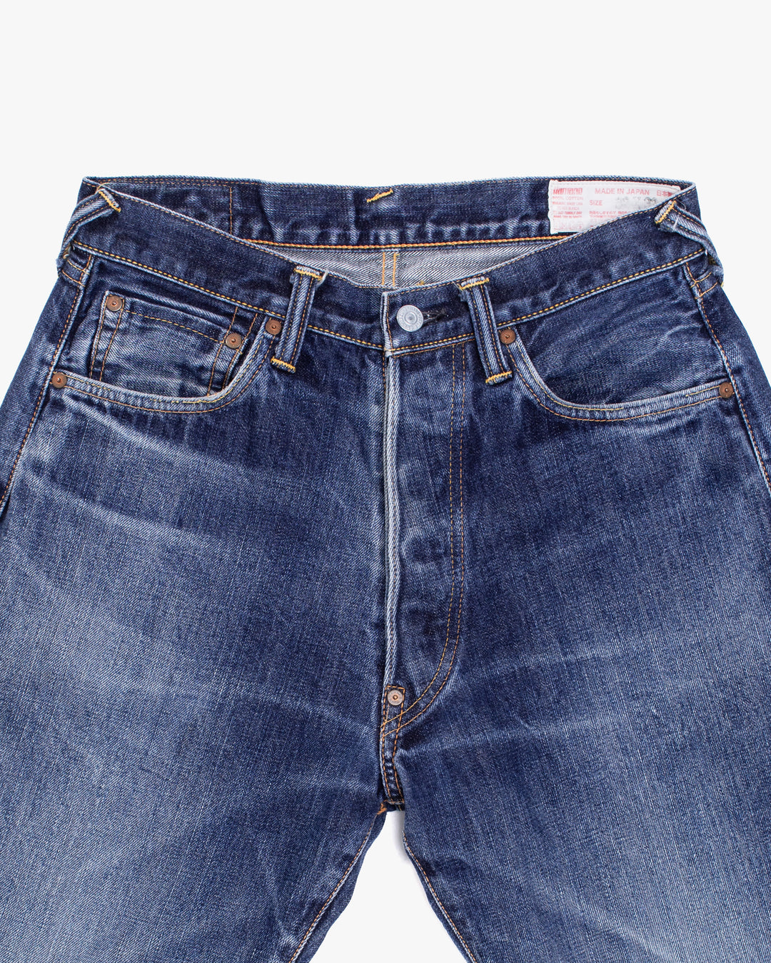 Japanese Repro Denim Jeans, 30, Evisu, Faded Medium Wash Blue