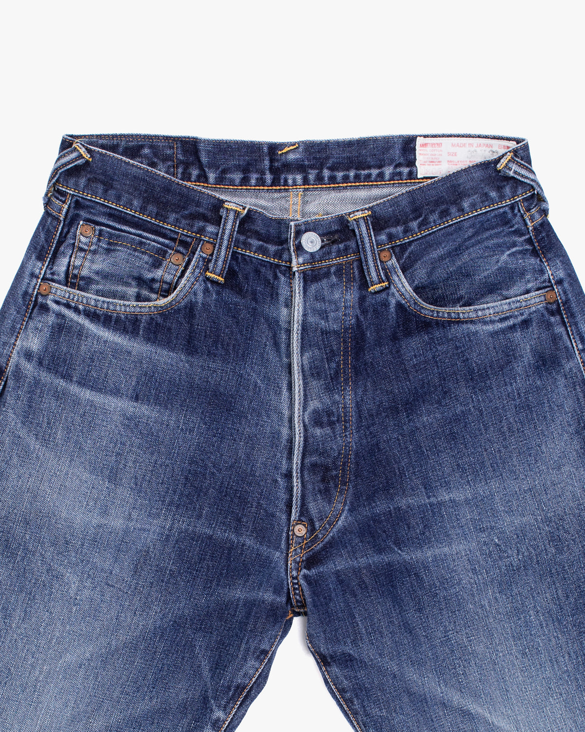 Japanese Repro Denim Jeans, 30, Evisu, Faded Medium Wash Blue