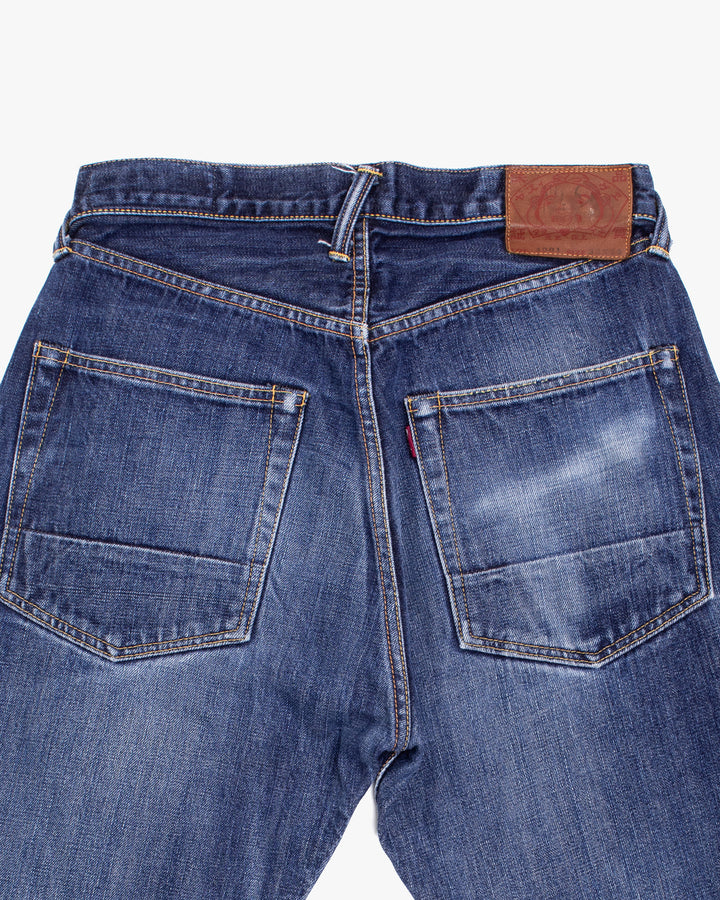 Japanese Repro Denim Jeans, 30, Evisu, Faded Medium Wash Blue