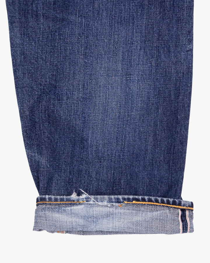 Japanese Repro Denim Jeans, 30, Evisu, Faded Medium Wash Blue