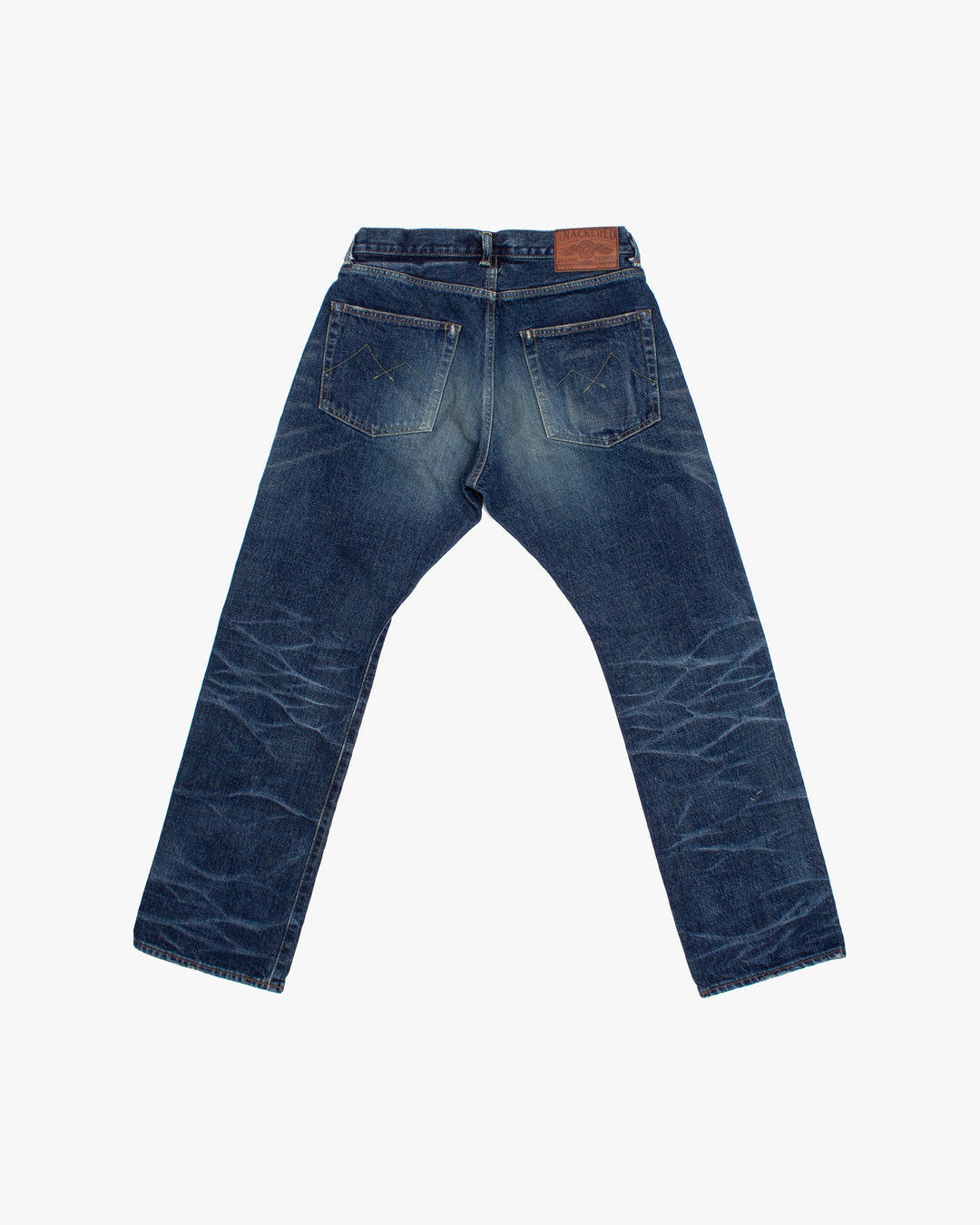 Japanese Repro Denim Jeans, 29, Knackered, Faded Medium Wash Blue