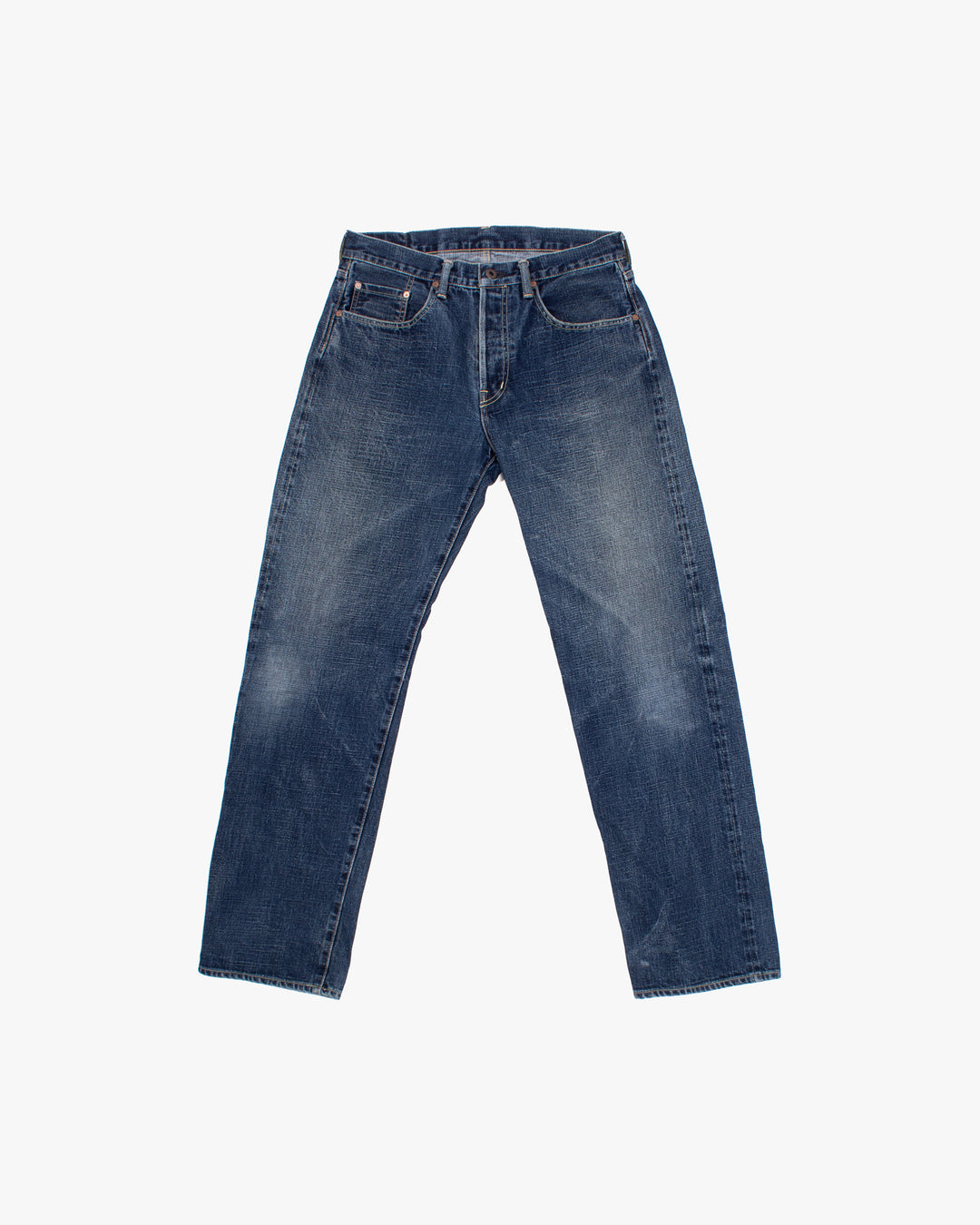 Japanese Repro Denim Jeans, 32, Ted Company, Faded Medium Wash Blue