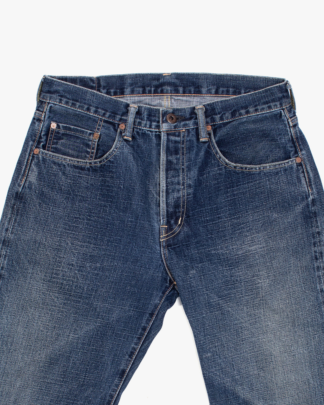 Japanese Repro Denim Jeans, 32, Ted Company, Faded Medium Wash Blue