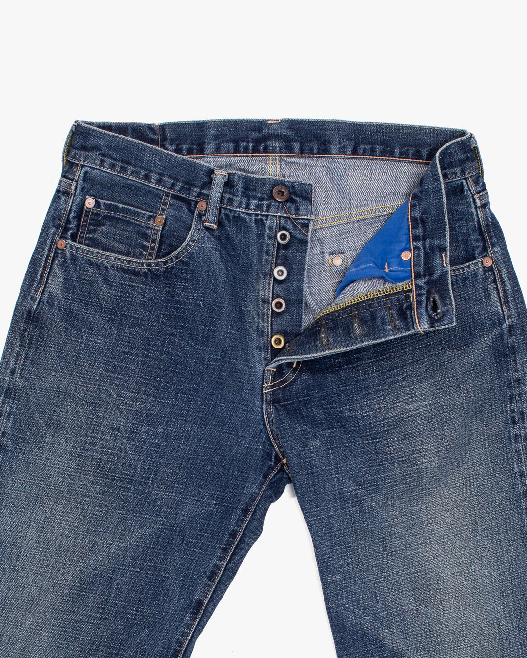 Japanese Repro Denim Jeans, 32, Ted Company, Faded Medium Wash Blue