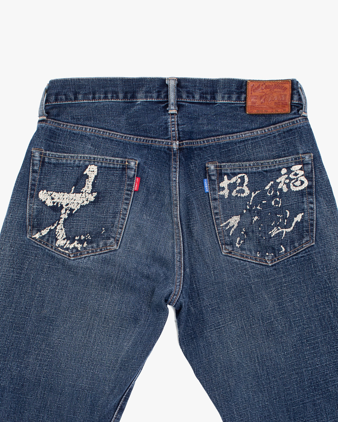 Japanese Repro Denim Jeans, 32, Ted Company, Faded Medium Wash Blue