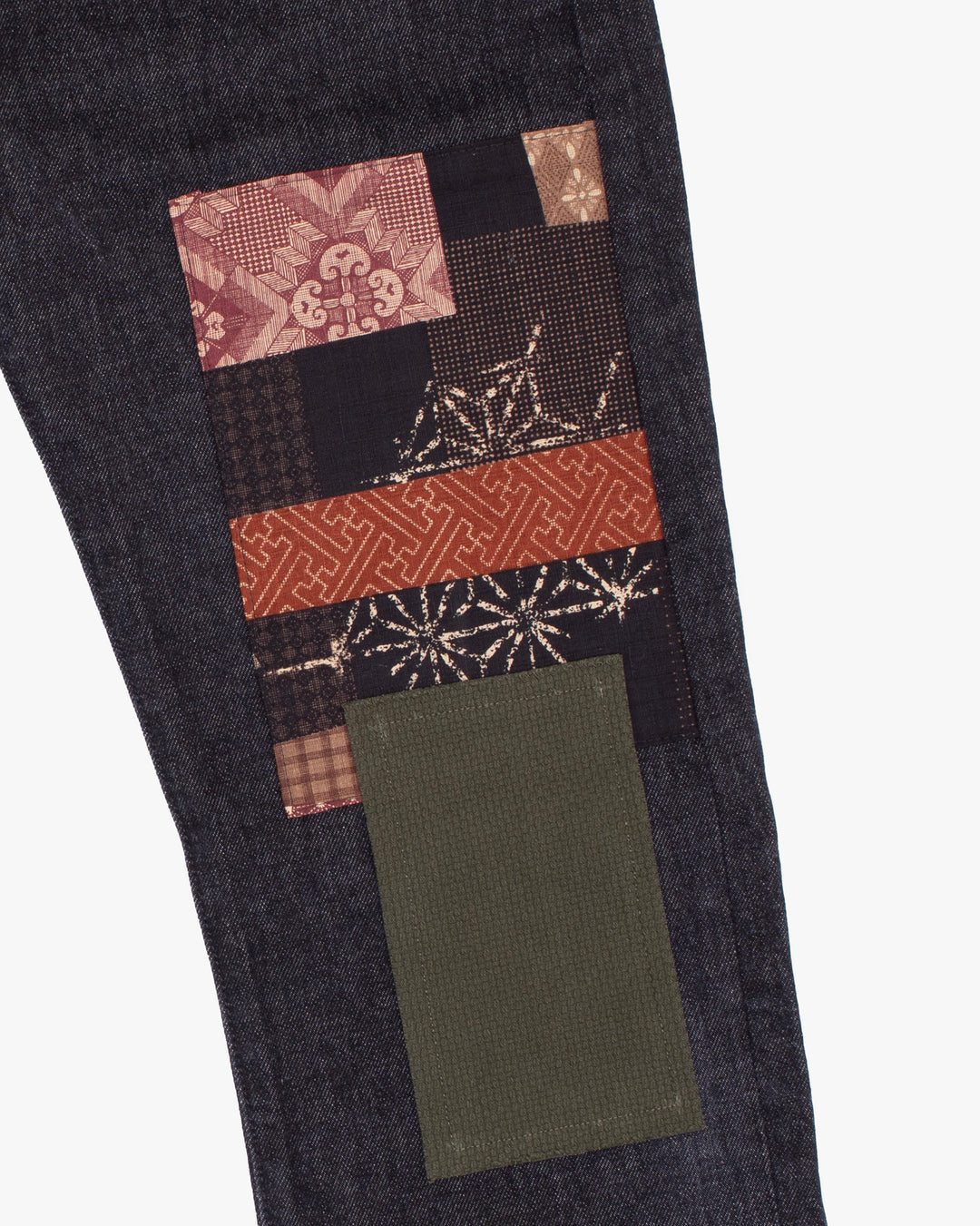Kiriko Custom Patched Denim Jeans, Levi&