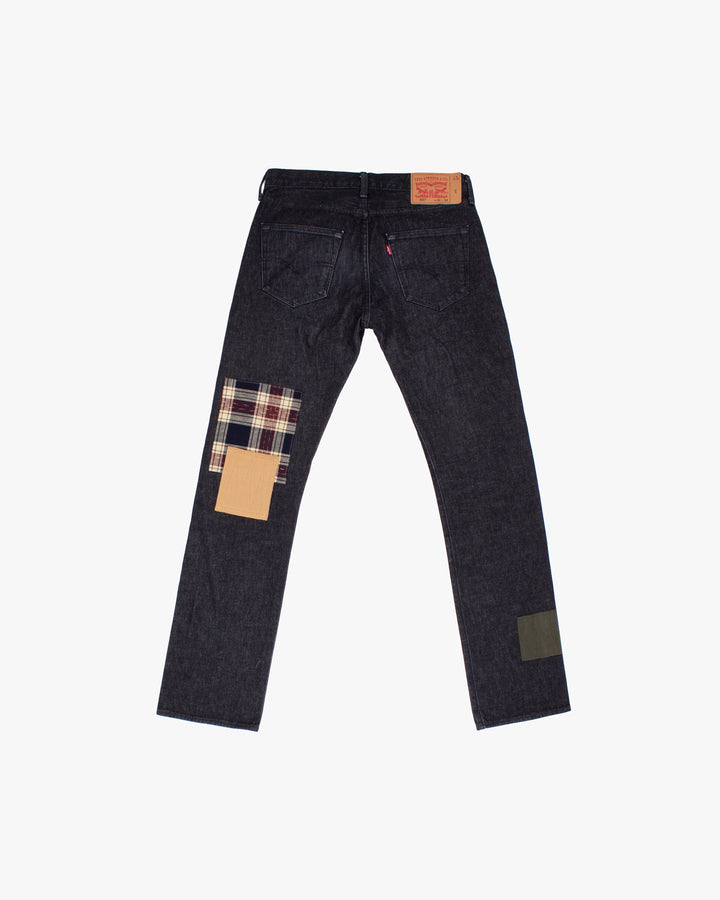 Kiriko Custom Patched Denim Jeans, Levi&