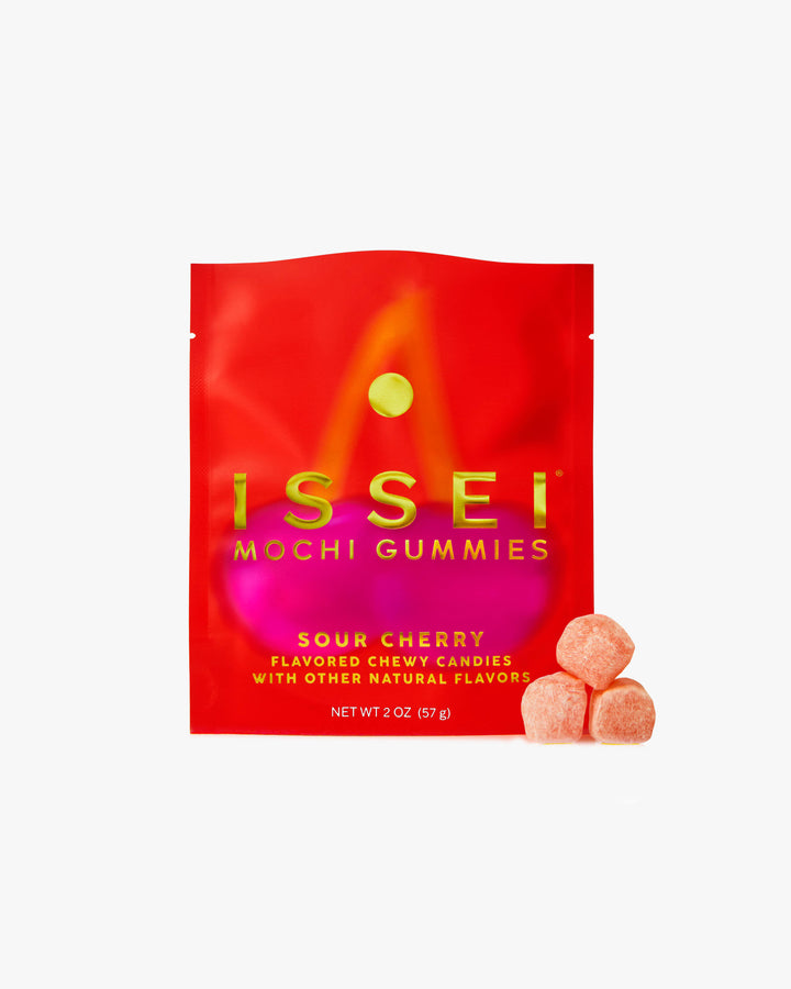 ISSEI Mochi Gummies, Sour Cherry SMALL (2oz)