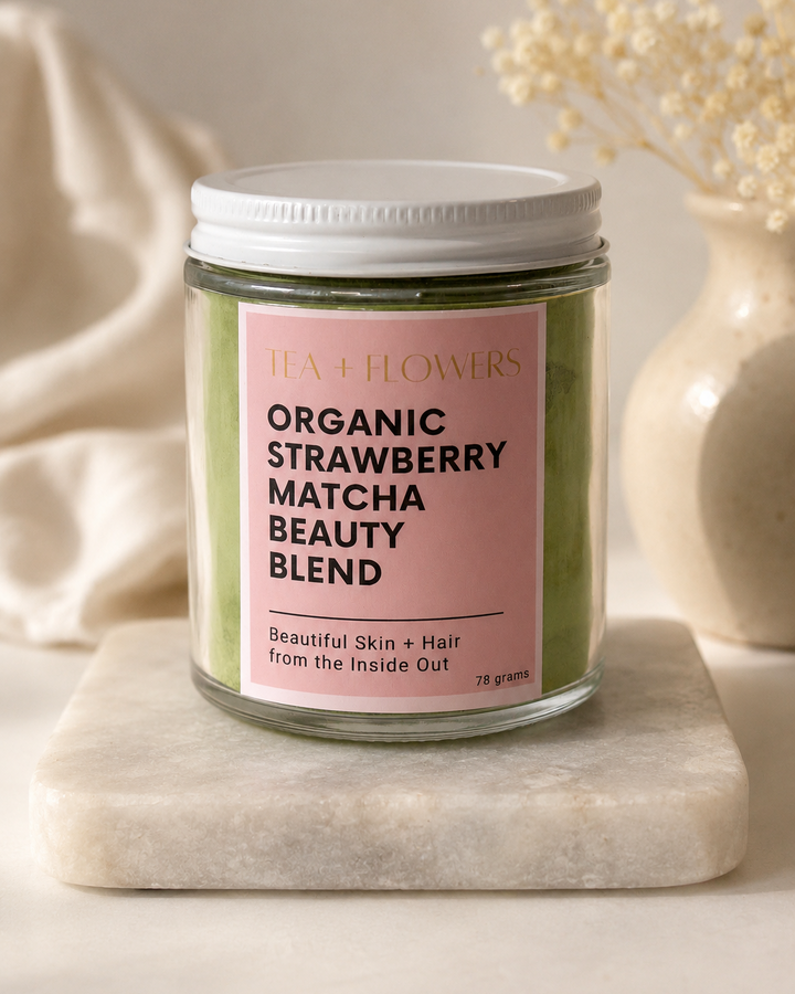 Organic Strawberry Matcha Beauty Blend