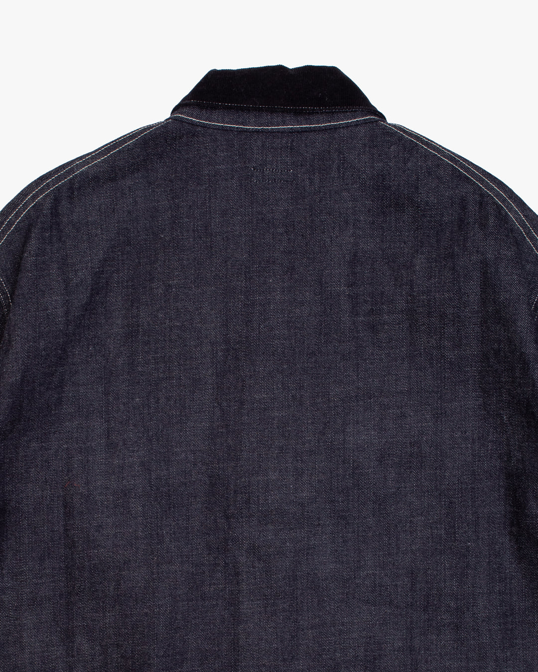 Japanese Repro Denim Chore Coat, S, Kapital, Dark Wash with Zipper and Red Accents