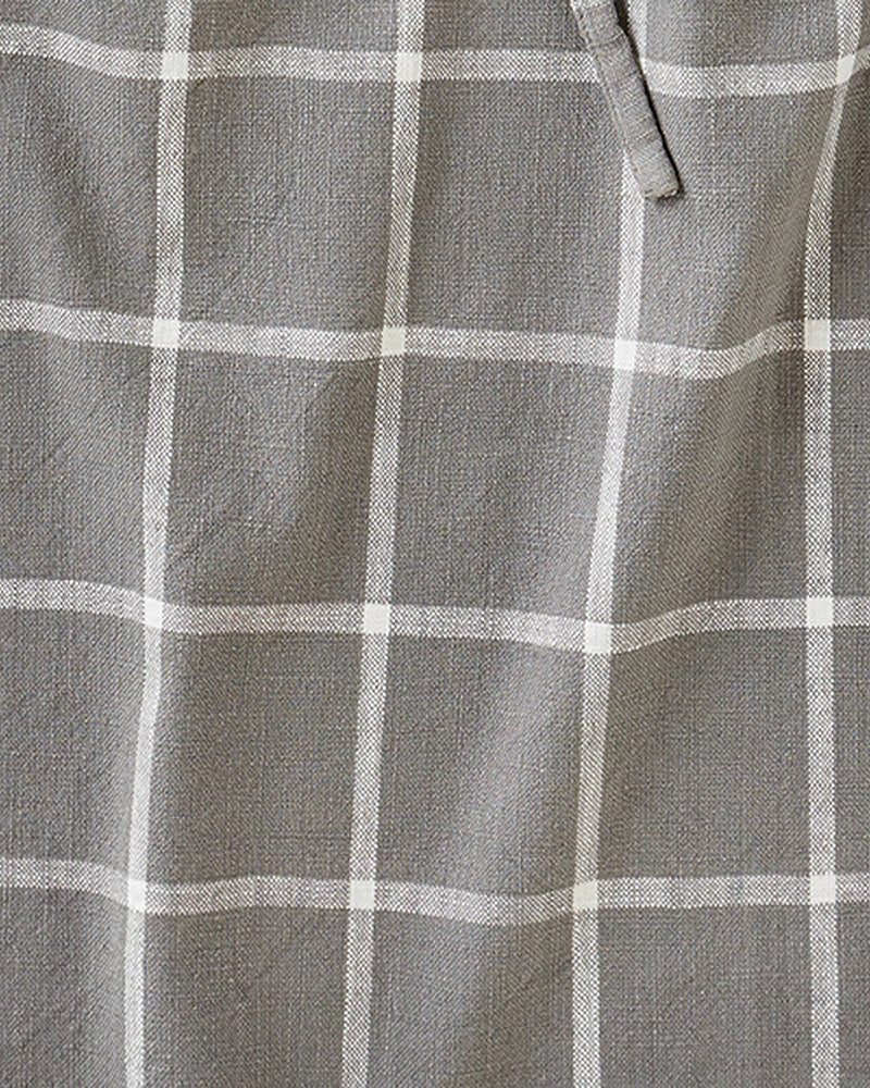 Tag, Classic Check Slub Apron, Gray