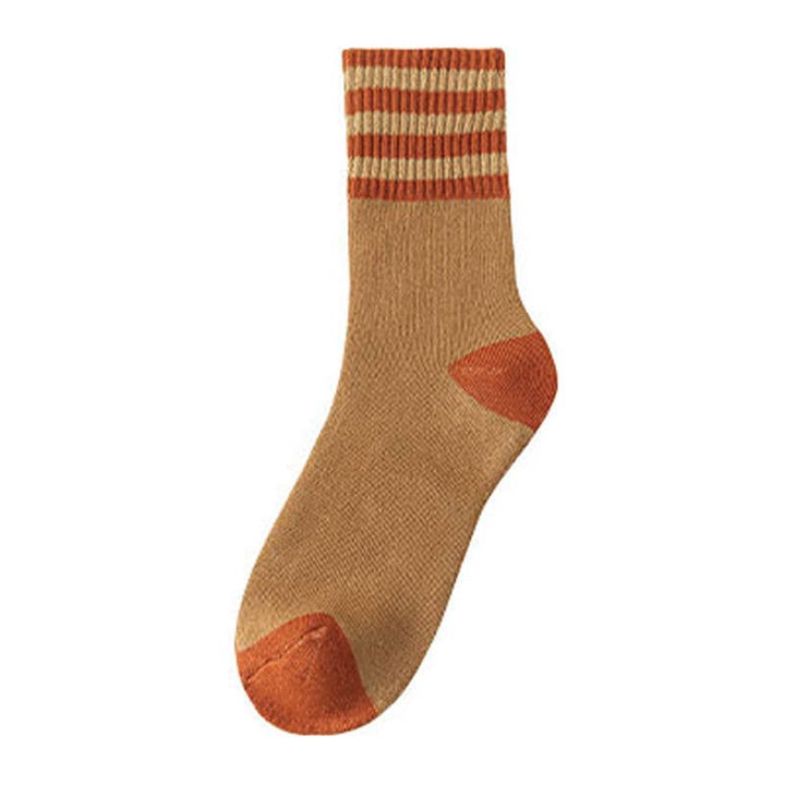 Winter plus velvet thick warm cotton socks mid-tube socks