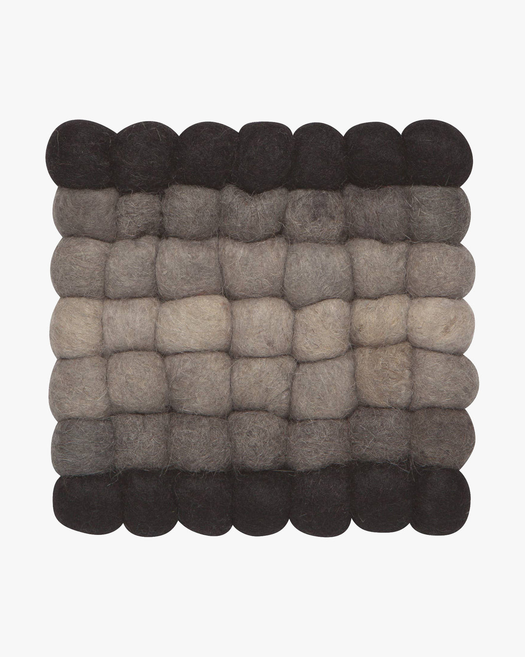 Danica, Shadow Recycled Wool Felt Dot Trivet