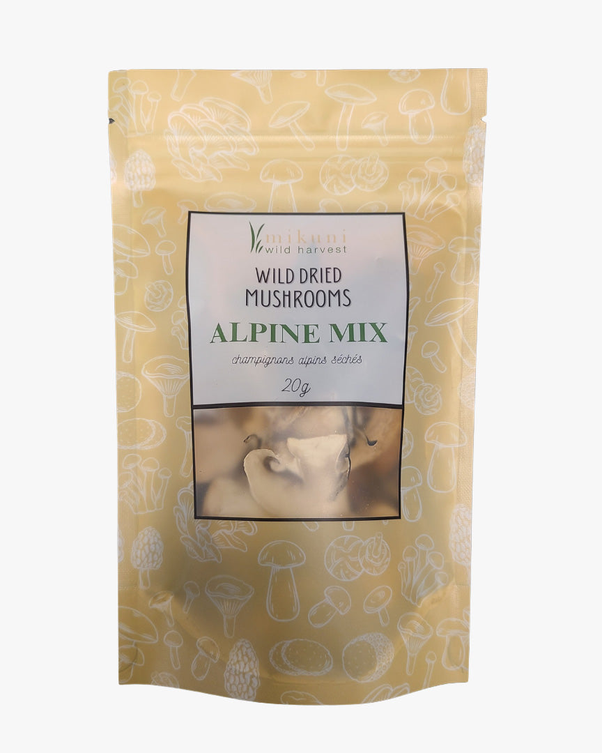 Mikuni Wild Harvest, Dried Alpine Mix Mushrooms, 20 g.