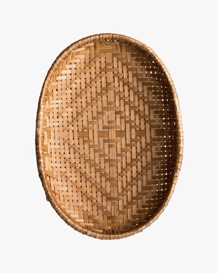 Fodory, Smoked Bamboo Woven Basket Tray