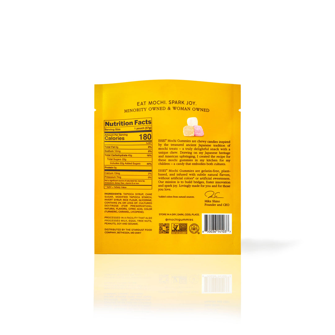 ISSEI Mochi Gummies, Mango SMALL (2 oz)