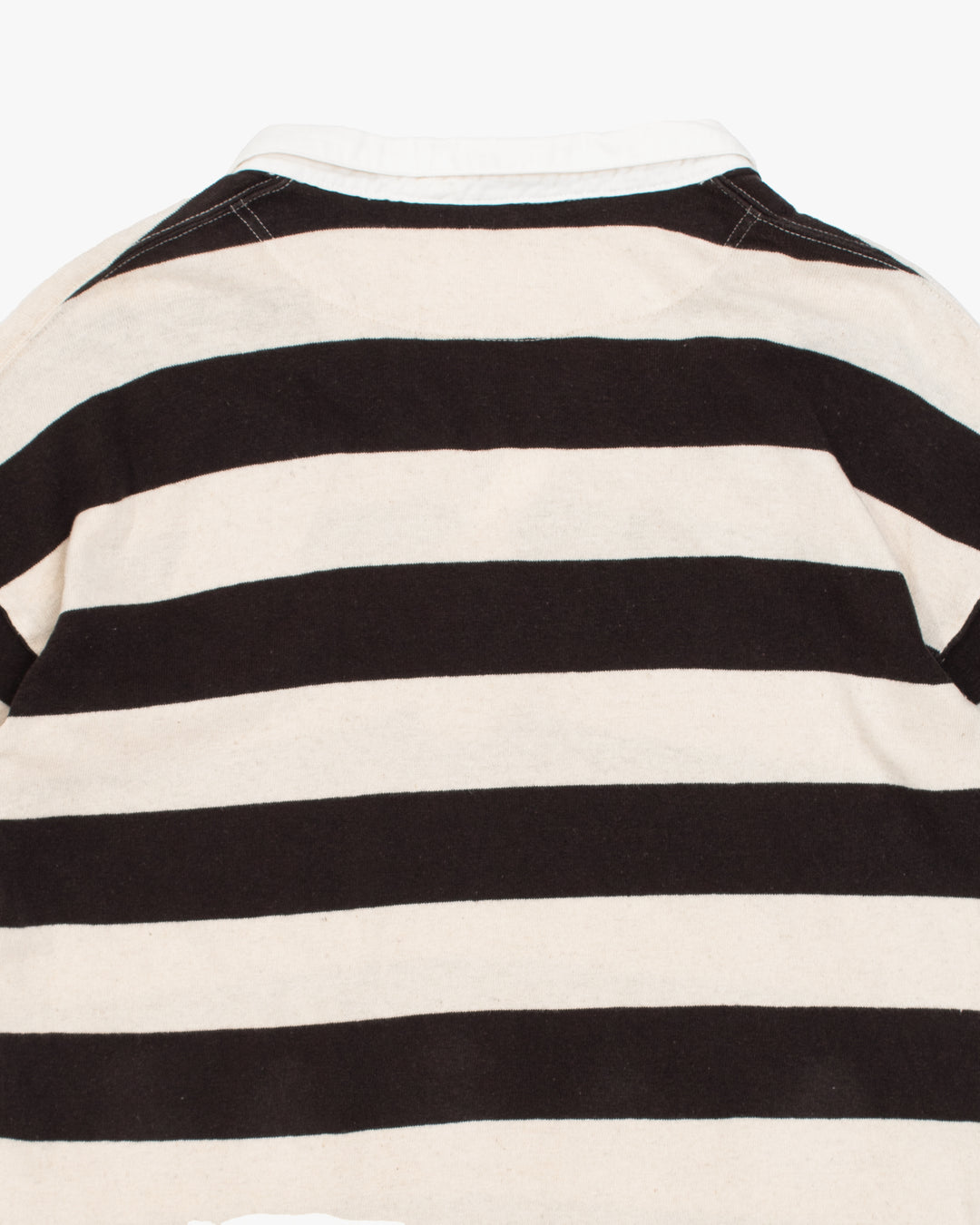 Japanese Repro Short Sleeve Shirt, XL, Kapital, Black and Cream Stripes