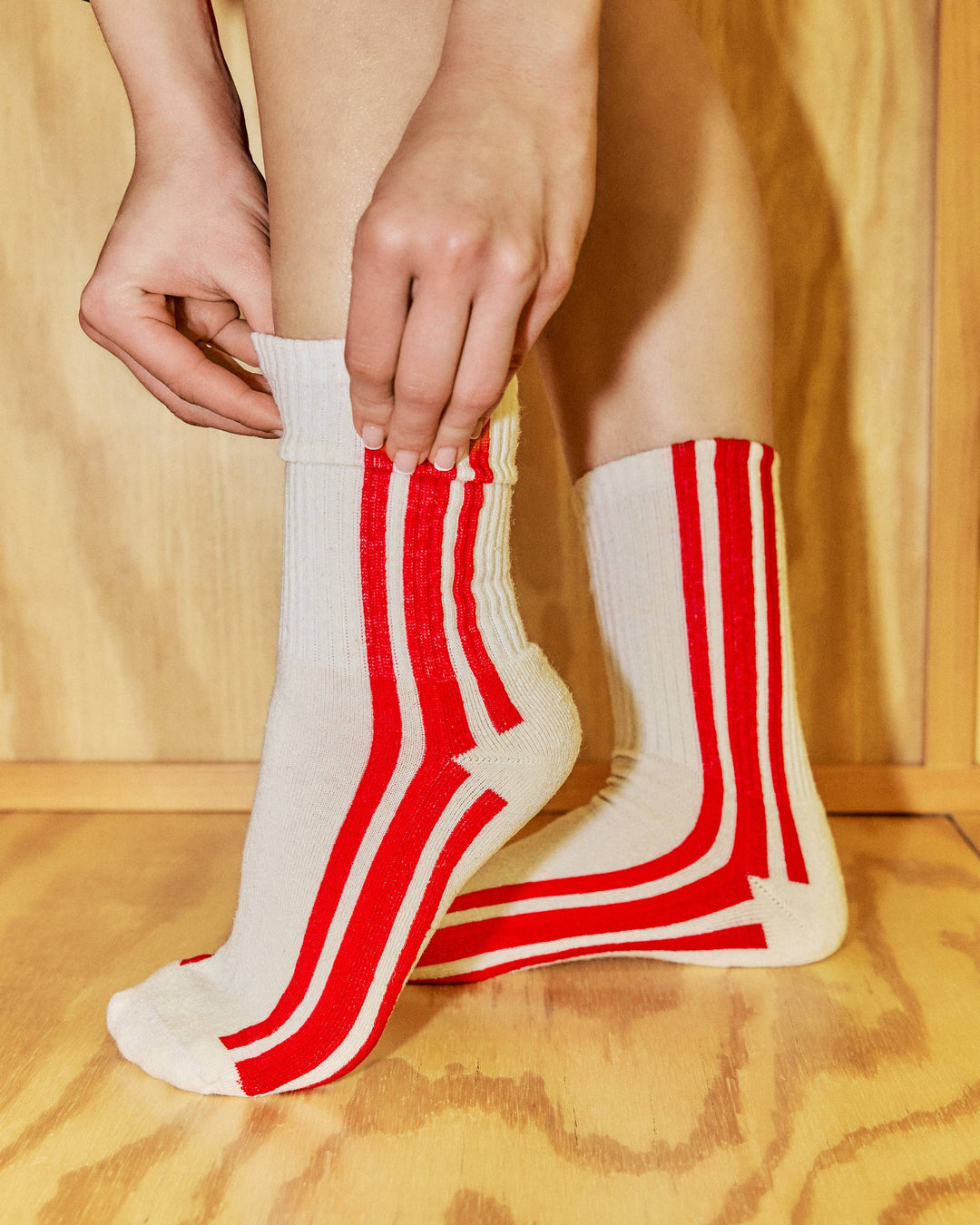 American Trench, Crew Socks, The Vertical Stripe